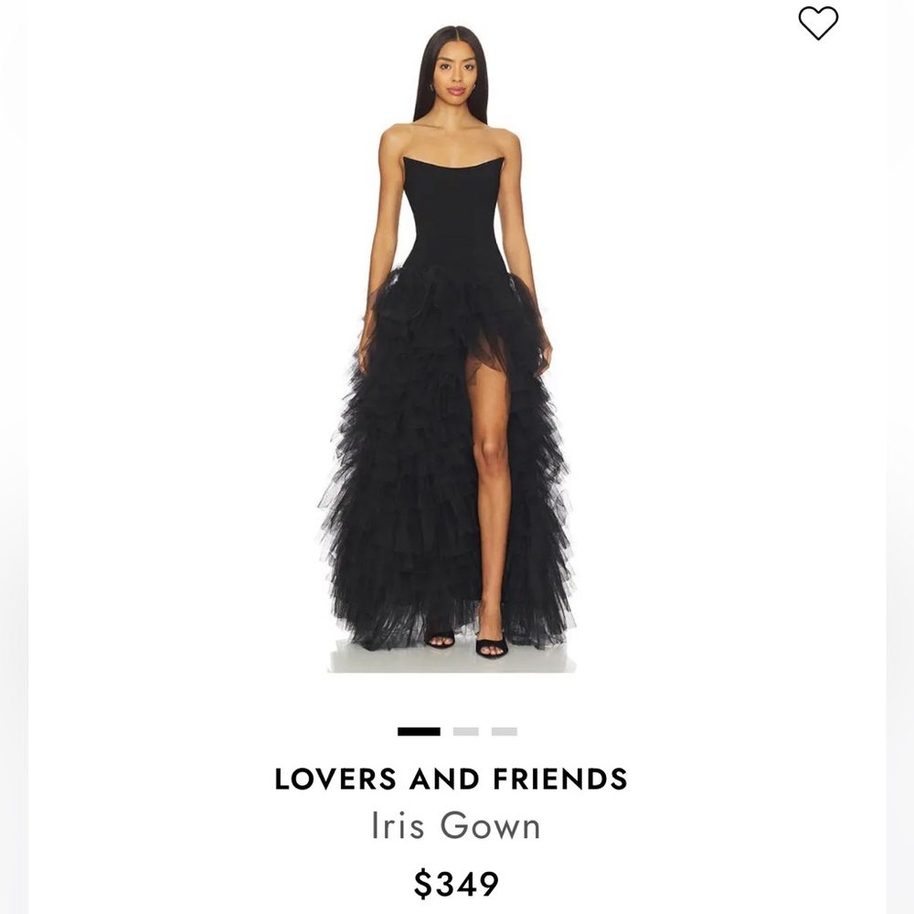 Lovers + Friends Black Maxi Dress
